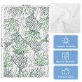 thumbnail image 5 of Sage Green Gray Coral Coastal Kitchen Towels Set of 4, Water Absorbent Dish Towel, Summer Beach Seaside Nautical Decorative Hand Towels - Quick Drying Cloth for Cooking Baking, 18x28 Inch, 5 of 8