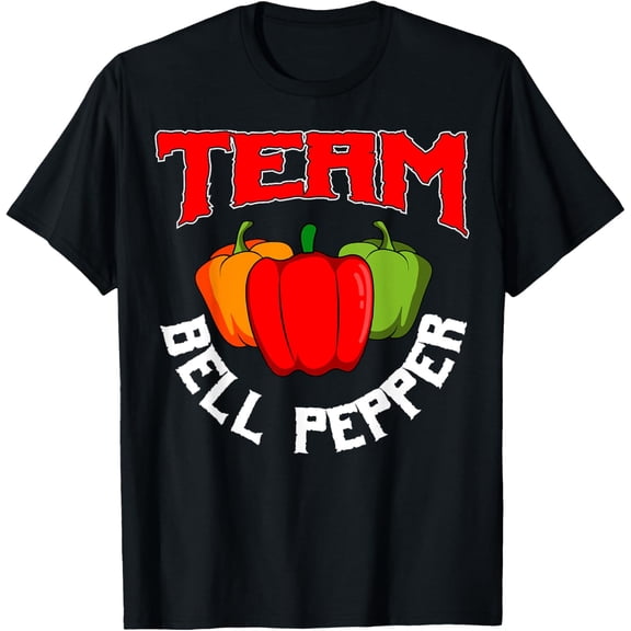 Bell Pepper Enthusiast Capsicum Vegetarian Farmer Vegan T-Shirt