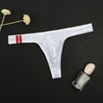 thumbnail image 2 of Men's underwear Jock Underwear for Lover Man Soft Brief Father's Day Ideas Male Exotic Mens Lingerie Bodysuit Exotic Shirts Men Sexy Men Brief Valentine Men's White L, 2 of 3