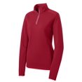 thumbnail image 5 of Sport-Tek Women's Sport-Wick Textured 1/4-Zip Pullover. LST860, 5 of 6