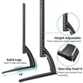 thumbnail image 4 of MOUNT PRO Universal Table Top TV Stand for Most 27 to 55 inch Screens, Premium Metal TV Legs Holds up to 88 lbs, Max VESA 800x400mm, 4 of 8
