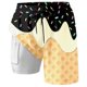 thumbnail image 3 of WILLBEST Shorts de Tabla para Hombre para Fiestas En La Piscina y Playa. Diseño Elegante En Capas con Estampado de Hielo Derretido para Verano. Material Cómodo y Elástico., 3 of 3