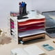 thumbnail image 4 of Organizador de archivos de 7 niveles para escritorio, de madera, con compartimentos para documentos, cartas, sobres y correo. Ideal para oficina., 4 of 5