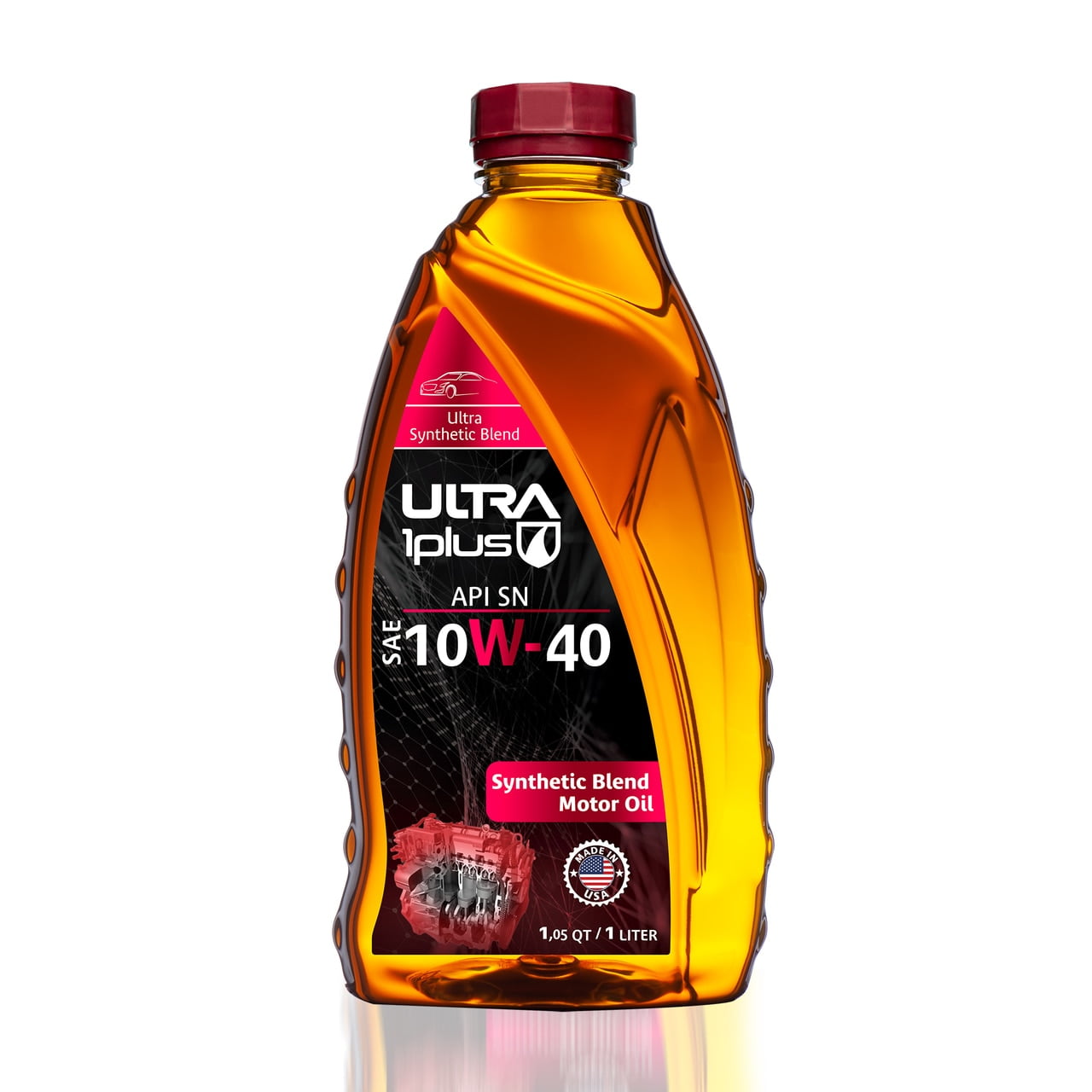 Ultra1Plus™ SAE 10W-40 Synthetic Blend Motor Oil API SN Plus ILSAC GF-5 | Quart