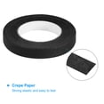 thumbnail image 4 of Uxcell 30 Yard Floral Tape Florist Tape Crepe Paper Flowers Bouquets Tapes Black 12 Roll, 4 of 7