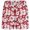 Red, variant on Men's Shorts Casual Printed Shorts Drawstring Elastic Waist Pocket Loose Shorts