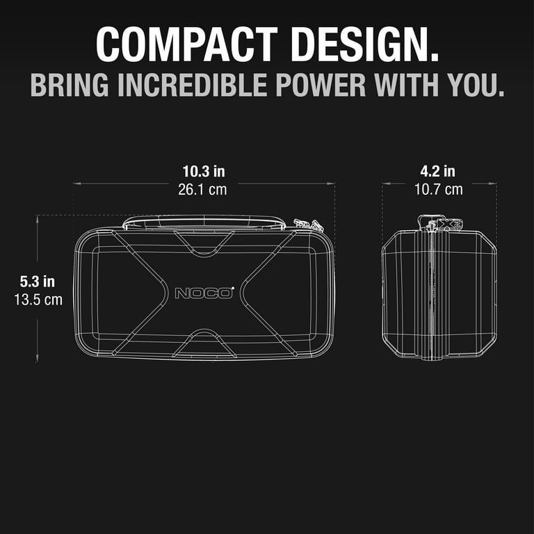 NOCO Portable GBX45 UltraSafe Lithium Jump Starter Protection EVA