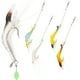 thumbnail image 4 of EeaseMX señuelos biónicos para pesca de camarones, cebos artificiales con anzuelo (color de simulación + rojo camarón + transparente + blanco luminoso + amarillo), 4 of 7