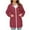 *Wine, variant on CENGNIAN No Boundaries Women's Lightweight Hooded Rain Jacket,Ladies Waterproof Windbreaker with Adjustable Waist,Outdoor Casual Trench Coat For Women,Navy,Size S