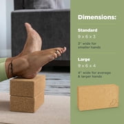 Yoga Blocks - Eco Friendly Foam 2 PCS Yoga Block Non-Slip Durable Fitness for Improve Strength, Flexibility - Cork
