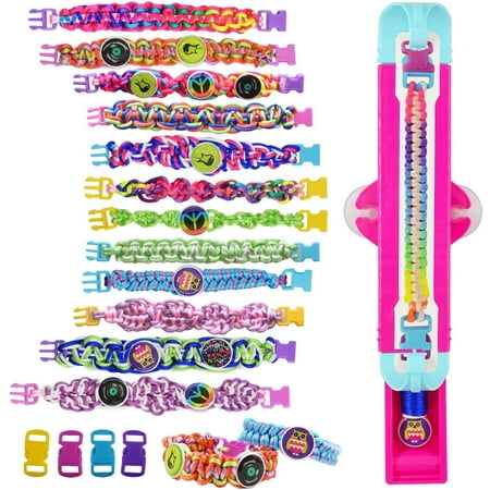 IQKidz Friendship Bracelet Maker Kit - Making Bracelets Craft Toys for  Girls Age 8 - 12 yrs, Cool Birthday Gifts for 7, 9, 10, 11 Years Old Kids,  New 2020 Travel Activity Set