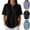 Black, variant on HAJWOH Polo Shirts For Women Waffle Golf Shirts Short Sleeve T-Shirt Summer Casual Tennis Work Athletic Tops
