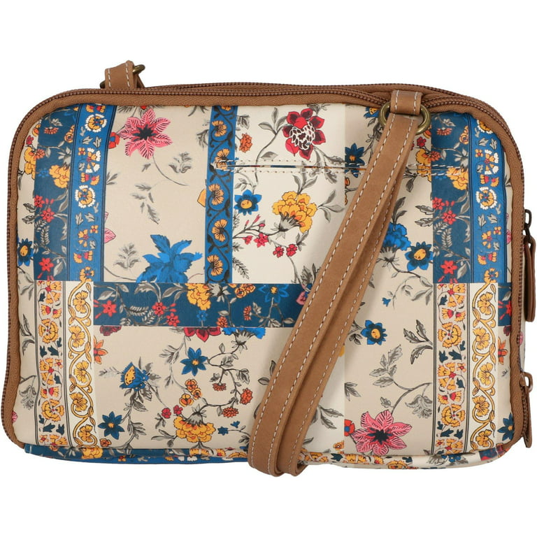 Beautiful MultiSac crossbody floral purse brand new
