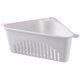 thumbnail image 1 of Fregadero de drenaje Bandeja triangular Fregadero Cesta Estante de almacenamiento Soporte de esponja Escurridor de frutas y verduras Fregadero colgante Esquina Caddy Organizador para baño de cocina. Afortunado Sencillez, 1 of 4