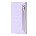 thumbnail image 6 of ELEHOLD for iPhone 13 Pro Wallet Case,Card Slot Zipper Purse Adjustable Crossbody Strap Stand Function PU Leather Shockproof Wallet Case, purple, 6 of 6