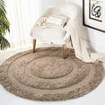 thumbnail image 3 of SAFAVIEH Florida Mason Bordered Shag Runner Rug, Beige, 2'3" x 10', 3 of 9