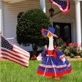 thumbnail image 4 of Clearance 4th of July Goose Outfit, Porch Goose Outfit Fits Large 23" H Statue, 4th of July Porch Goose Clothes Goose Costume for Independence Day Garden Yard Statue Decor, 4 of 7