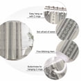 thumbnail image 6 of Boho Stripes,Waterproof Fabric Shower Curtain,Beige Geometric Modern Flower Stripe Waterproof Fabric Shower Curtain for Bathroom Curtains Bathtubs Hotel Shower Curtains with 12 Hooks Standard 66x72, 6 of 8