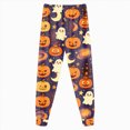 thumbnail image 5 of Futezty Toddler Boys Girls Pajamas Sets Halloween Pattern Kids 2 Piece Pj's Long Sleeve Crew Neck Tops and Pants Clothes Set Night Sleepwear 2T-9T, 5 of 7