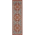 thumbnail image 3 of Nourison Passion Traditional Red Multi Colored 2'2" x 7'6" Area Rug, (2x8), 3 of 8