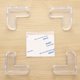 thumbnail image 2 of 30 protectores de esquinas de seguridad transparentes para bebés, protectores anticolisión para mesas de té y escritorios., 2 of 8