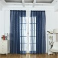 thumbnail image 4 of Flmtop 1Pc Shiny Star Transparent Tulle Voile Curtain Window Drape Living Room Decor, 4 of 11