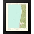 thumbnail image 2 of USGS 15x18 Black Modern Framed Museum Art Print Titled - Orick California Quad - USGS 1954, 2 of 5