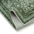 thumbnail image 2 of BERTHMEER 6'x9' Large Area Rugs for Living Room Bedroom Vintage Green Carpets for Kitchen Dining Room Farmhouse Office Washable Non-slip Indoor Traditional Distressed Rugs, 2 of 8