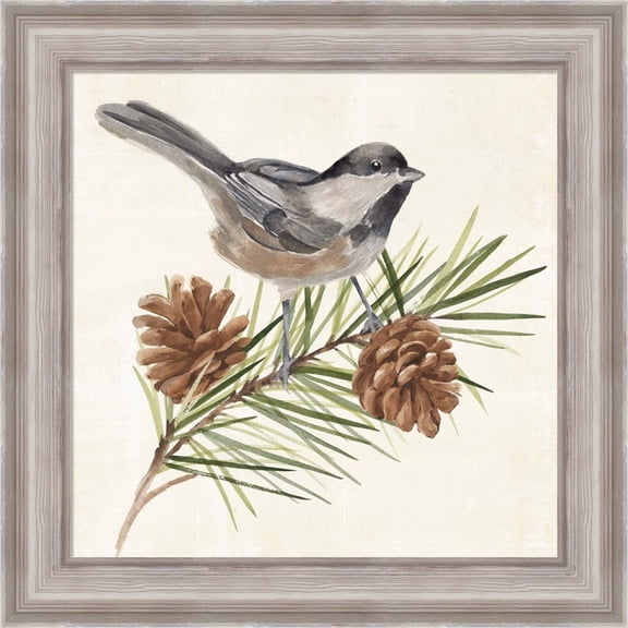 Great Art Now Pine Branch I by Annie Warren, Framed Wall Art, 20W x 20H