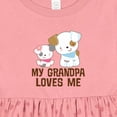 thumbnail image 4 of Inktastic My Grandpa Loves Me Girls Girls Baby Dress, 4 of 5