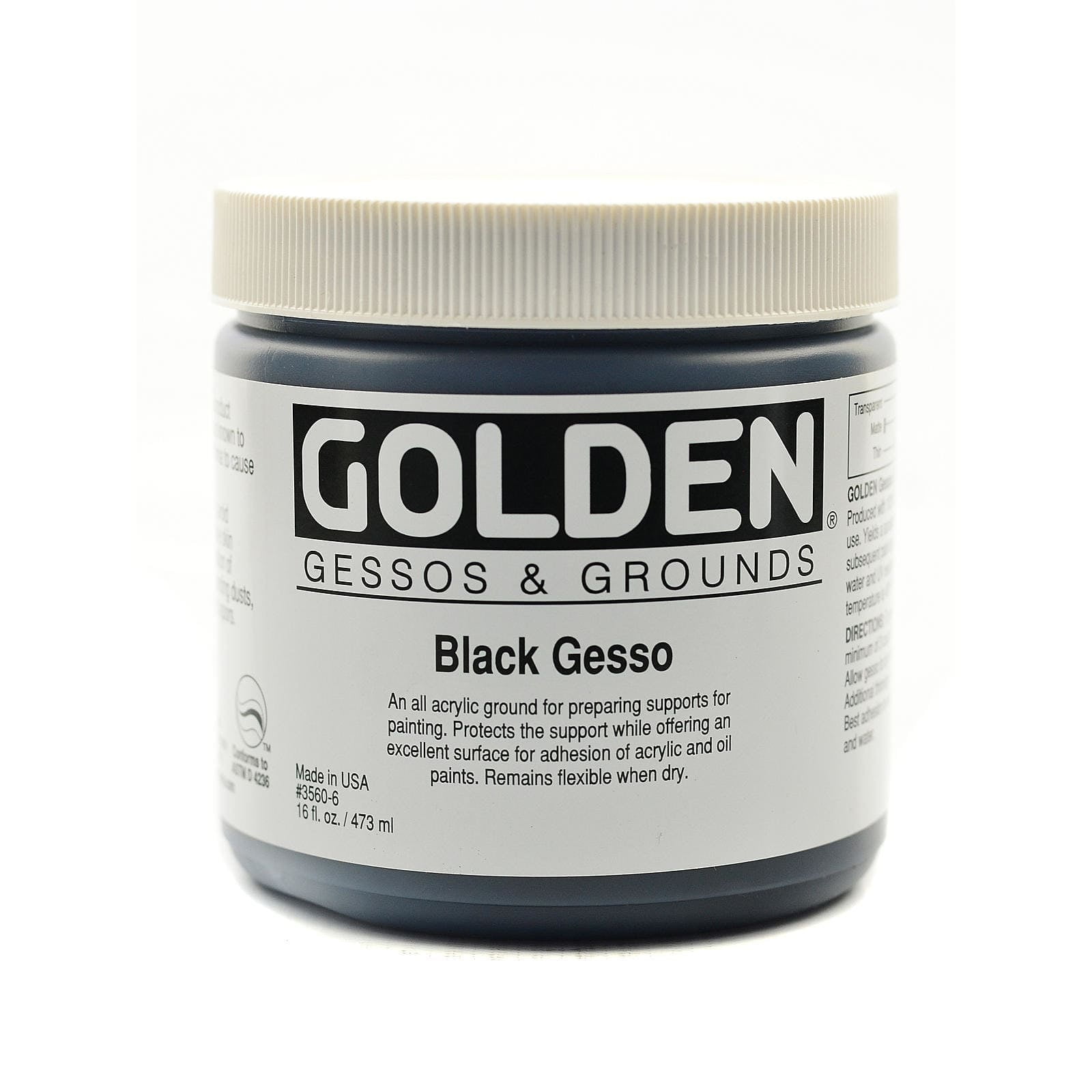 GOLDEN BLACK GESSO 32oz