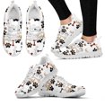 thumbnail image 1 of Zapatillas de deporte cómodas de marca de moda con diseño de pata de perro/perro B, zapatillas planas con cordones y estampado de pata de animal, 1 of 6