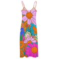 thumbnail image 5 of Nostalgic Vintage Floral Fine Art Sleeveless Dress Summer Dress Woman 2025, 5 of 7