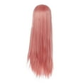 thumbnail image 2 of SUCS Women's Fashion Wig Pink Synthetic Hair Long Wigs Wave Curly Wig, 2 of 5