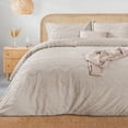 thumbnail image 1 of Juego de Funda para Edredon Duvet Dreamlab, Tamaño Queen, Color Beige, 3 Piezas, 1 of 10