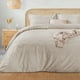 thumbnail image 1 of Juego de Funda para Edredon Duvet Dreamlab, Tamaño King Size, Color Beige, 3 Piezas, 1 of 10