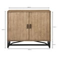 thumbnail image 3 of Moe's Home Collection Sierra Cabinet Wood Brown, 3 of 9