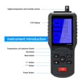 thumbnail image 4 of JD-3002 Air Quality Tester Multifunctional CO2 TVOC HCHO Meter Temperature Humidity Measuring Device CO2 Detector Gas Analyzer ,High-Precision Sensor, 4 of 6