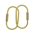 thumbnail image 4 of 2 Pieces Durable Brass Screw Craft Supplies Screw Lock Lock Key Chain Ring Creative Craft Hanging Ring, 4 of 9