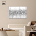 thumbnail image 3 of Grey Lines Inspo Canvas Modern Black White Abstract Wall Art by Art Remedy, Silver Frame, 54" x 36", 3 of 7