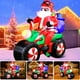thumbnail image 4 of Decoraciones Inflables Navideñas DeeKom Papá Noel 6 Pies LED, 4 of 8