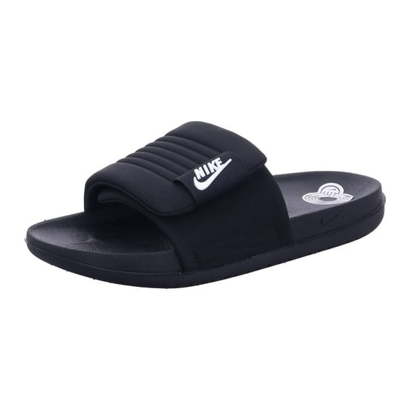 Men's Nike Offcourt Adjust Slide Black/White-Black (DQ9624 001) - 8