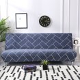 thumbnail image 1 of CAROOTU Futon Sofa Slipcover Elastic Armless Sofa Cover Furniture Protector for Sofa Bed, 1 of 5