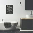 thumbnail image 2 of Stupell Industries Guest Rating Five Star Bathroom Black Funny Word Design Framed Wall Art by Daphne Polselli, 2 of 8
