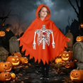 thumbnail image 6 of Zylarhe Kids Halloween Jumpsuits Dance Stage Performance Party Outfit Playful Home Wear for Toddlers Orange 3-4 Years, 6 of 8