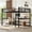 Black5, variant on Queen Size Loft Bed with Desk, Metal Loft Bed Frame with Charging Station, Guardrail, Noise Reduced, Space-Saving Loft Bed