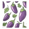 thumbnail image 3 of Dailycode Dishwasher Magnet Cover Magnetic Fridge Door Cover Home Kitchen Decor, Eggplant and Leaf, 23"x 26", 3 of 6