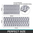 thumbnail image 7 of Gray Christmas Tree Pattern Kitchen Rugs Sets Of 2,Anti Fatigue Kitchen Mat Rugs Non Slip Washable,Decorative Kitchen Floor Mats for Kitchen,Sink,Laundry,17"x30"+17"x47", 7 of 7