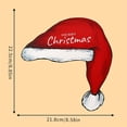 thumbnail image 3 of Fiudx Carro de Papá Noel con Ciervos Estereoscópico, Adhesivo Colorido para Marco de Puerta de Madera, Adorno Navideño Pintado a Mano, Decoración Navideña para El Hogar, Fácil Instalación, Tamaño 23, 3 of 5