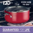 thumbnail image 4 of Farberware 3-Piece Easy Clean Aluminum Non-Stick Frying Pans & Skillet Set, Red, 4 of 7